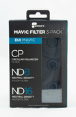 PolarPro Filter 3er Pack für DJI Drohne Mavic, ND8 ND16 Neutraldichte, Polfilter