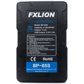 Fxlion 14.8V/4.4AH/65WH V-lock Lithium-Ion V-Mount Battery FX-BP65S 