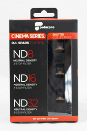 PolarPro Cinema Filter 3er Pack Shutter f DJI Spark, ND8 ND16 ND32