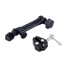 11'' Adjustable Magic Arm + Super Clamp for DSLR LCD Monitor, LED Light, Camera Accessories