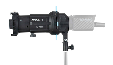Nanlite Projektorhalterung für Forza 60,60B LED Leuchte mit 19 Grad Objektiv