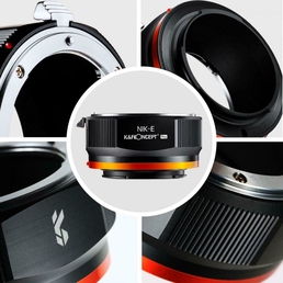 KF Adapter PRO, Nikon F Objektive auf Sony E, NEX 3, 5, 6, 7, a6000 a5000 a7 a7r