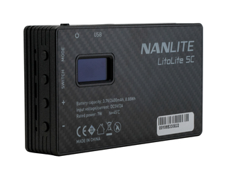NANLITE LitoLite 5C (mit Akku) portable Light LED Color