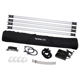 Nanlite 4er kit PavoTube 30C 4' RGBW LED Tube with Internal Battery 4 Light Kit